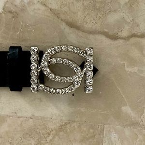 Bebe rhinestone Sparkly belt y2k